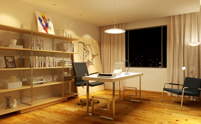 書房燈光布置要點(diǎn)，星空梵高