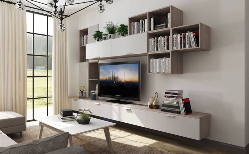 現(xiàn)代風(fēng)格定制電視柜要如何選擇，現(xiàn)代風(fēng)格定制電視柜搭配的注意事項(xiàng)