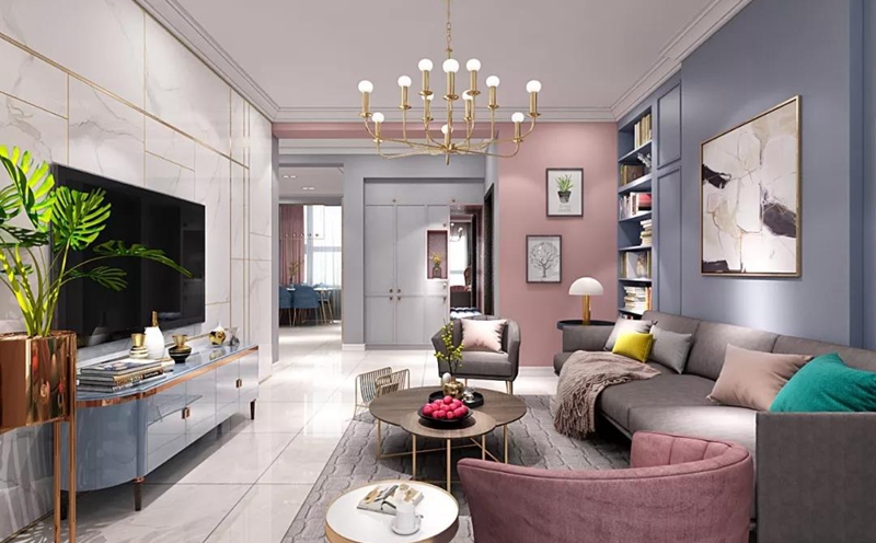 現代風格全屋定制，星空梵高全屋定制