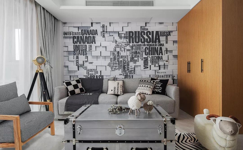 北歐風格全屋定制，星空梵高全屋定制